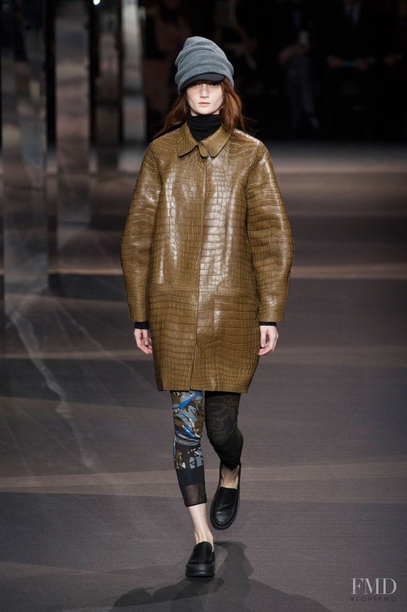 Sophie Touchet featured in  the Moncler Gamme Rouge fashion show for Autumn/Winter 2014