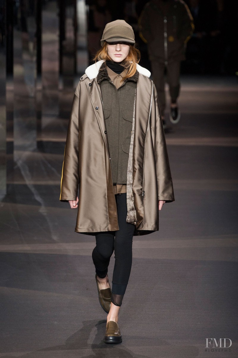 Viktor Van Pelt featured in  the Moncler Gamme Rouge fashion show for Autumn/Winter 2014