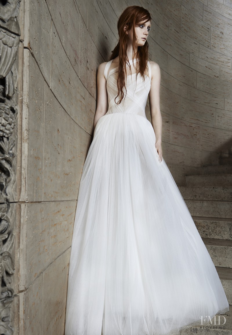 Sophie Touchet featured in  the Vera Wang Bridal House catalogue for Spring/Summer 2015