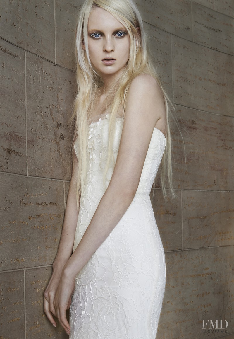 Nastya Sten featured in  the Vera Wang Bridal House catalogue for Spring/Summer 2015