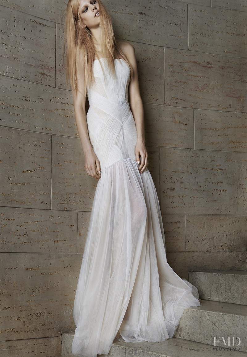 Elisabeth Erm featured in  the Vera Wang Bridal House catalogue for Spring/Summer 2015