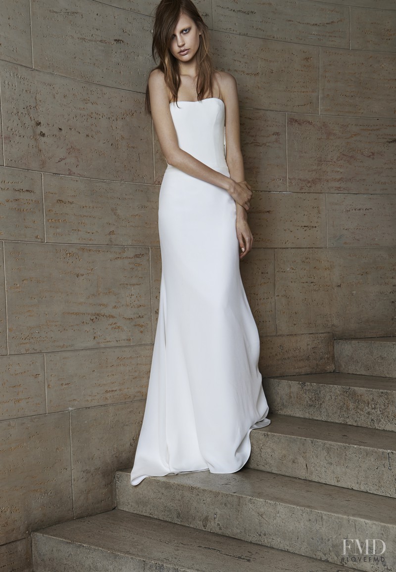 Elisabeth Erm featured in  the Vera Wang Bridal House catalogue for Spring/Summer 2015