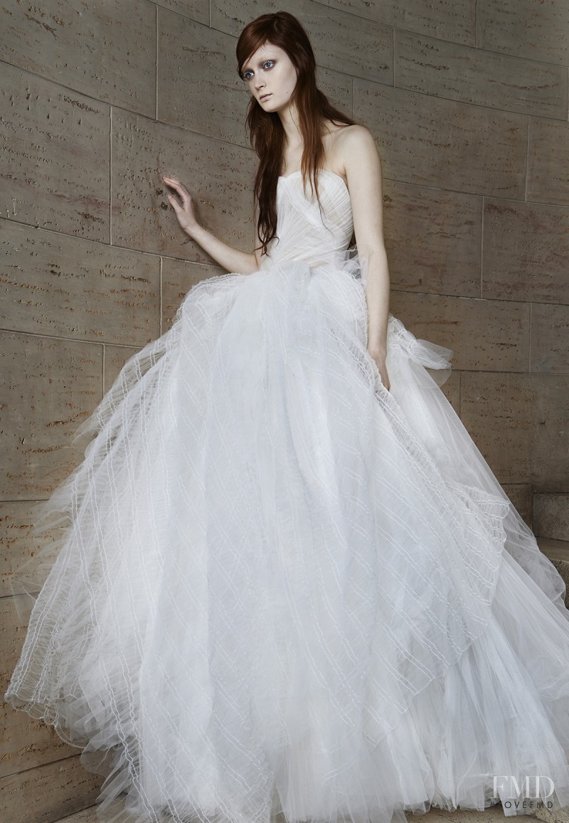 Sophie Touchet featured in  the Vera Wang Bridal House catalogue for Spring/Summer 2015