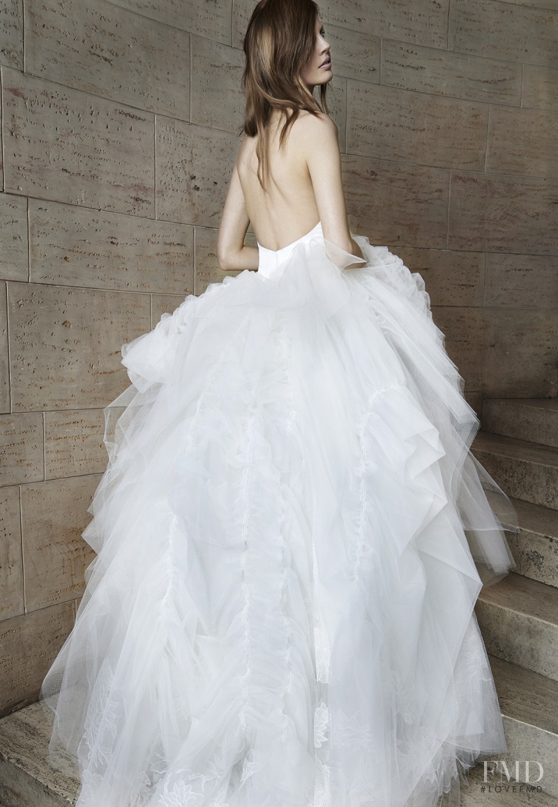 Elisabeth Erm featured in  the Vera Wang Bridal House catalogue for Spring/Summer 2015