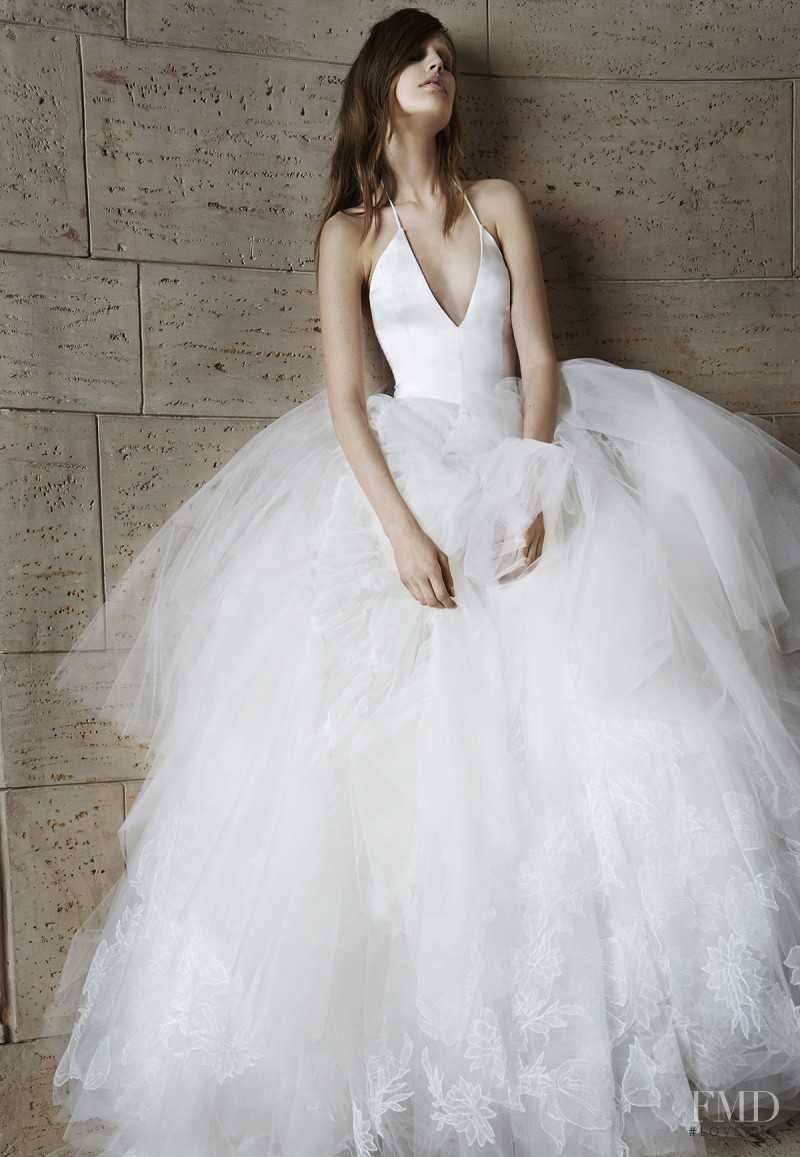 Elisabeth Erm featured in  the Vera Wang Bridal House catalogue for Spring/Summer 2015