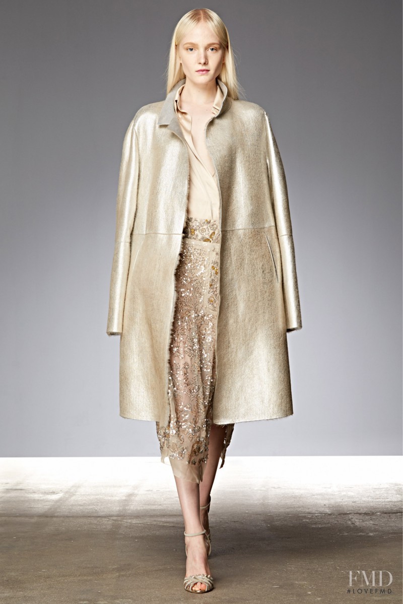 Nastya Sten featured in  the Donna Karan New York fashion show for Resort 2015