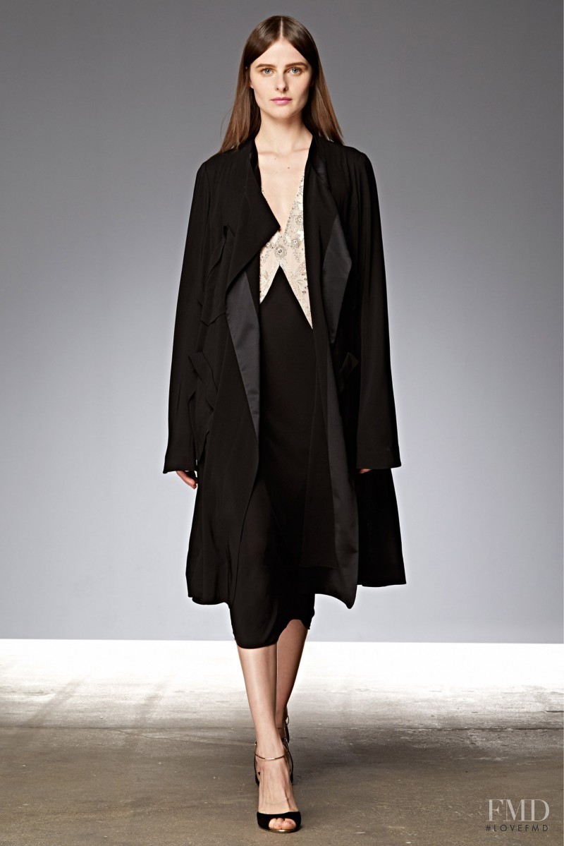 Vasilisa Pavlova featured in  the Donna Karan New York fashion show for Resort 2015