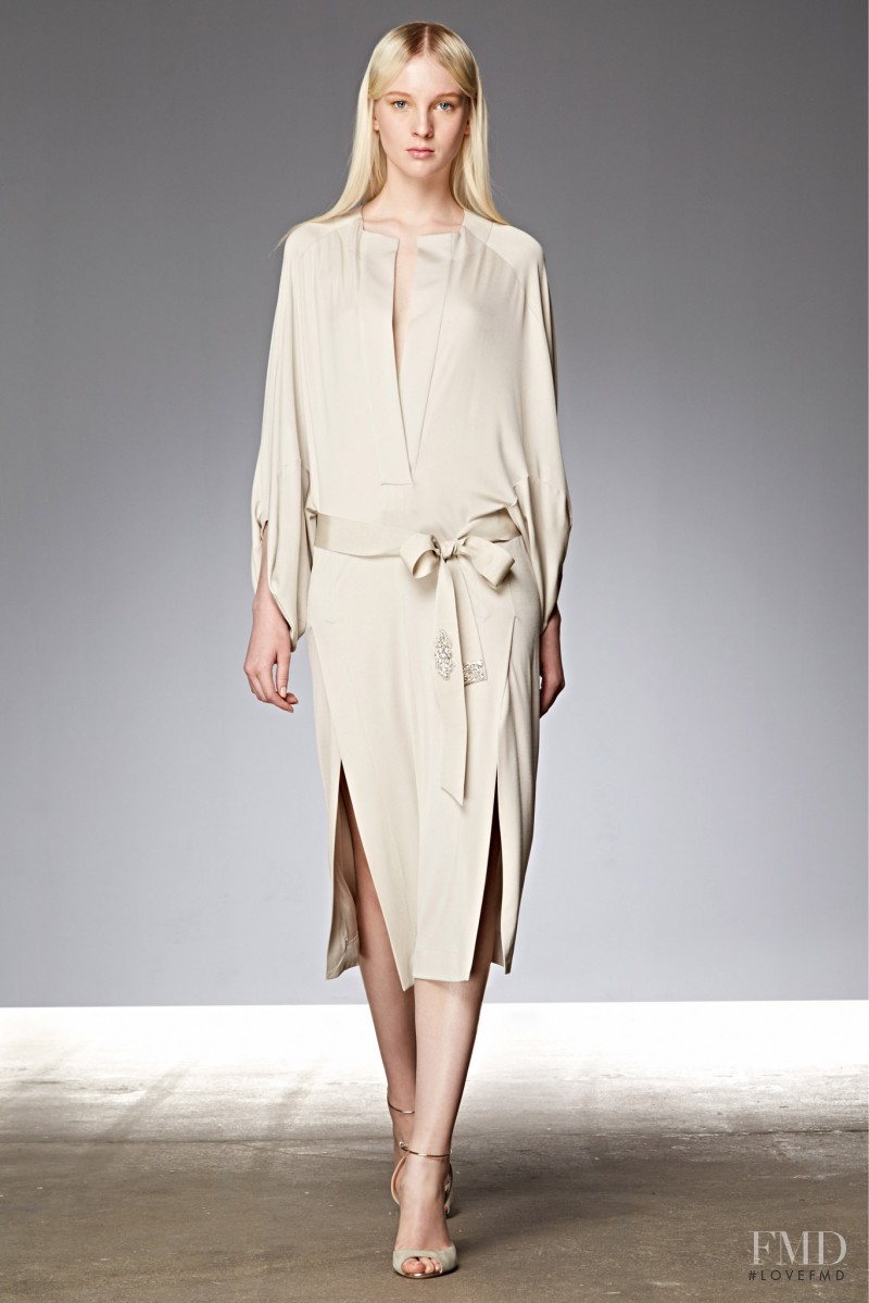 Nastya Sten featured in  the Donna Karan New York fashion show for Resort 2015