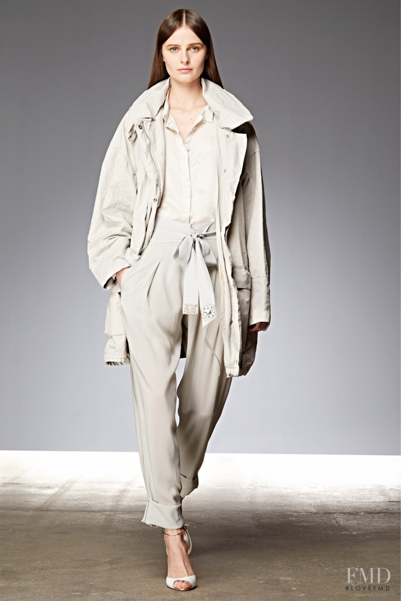 Vasilisa Pavlova featured in  the Donna Karan New York fashion show for Resort 2015