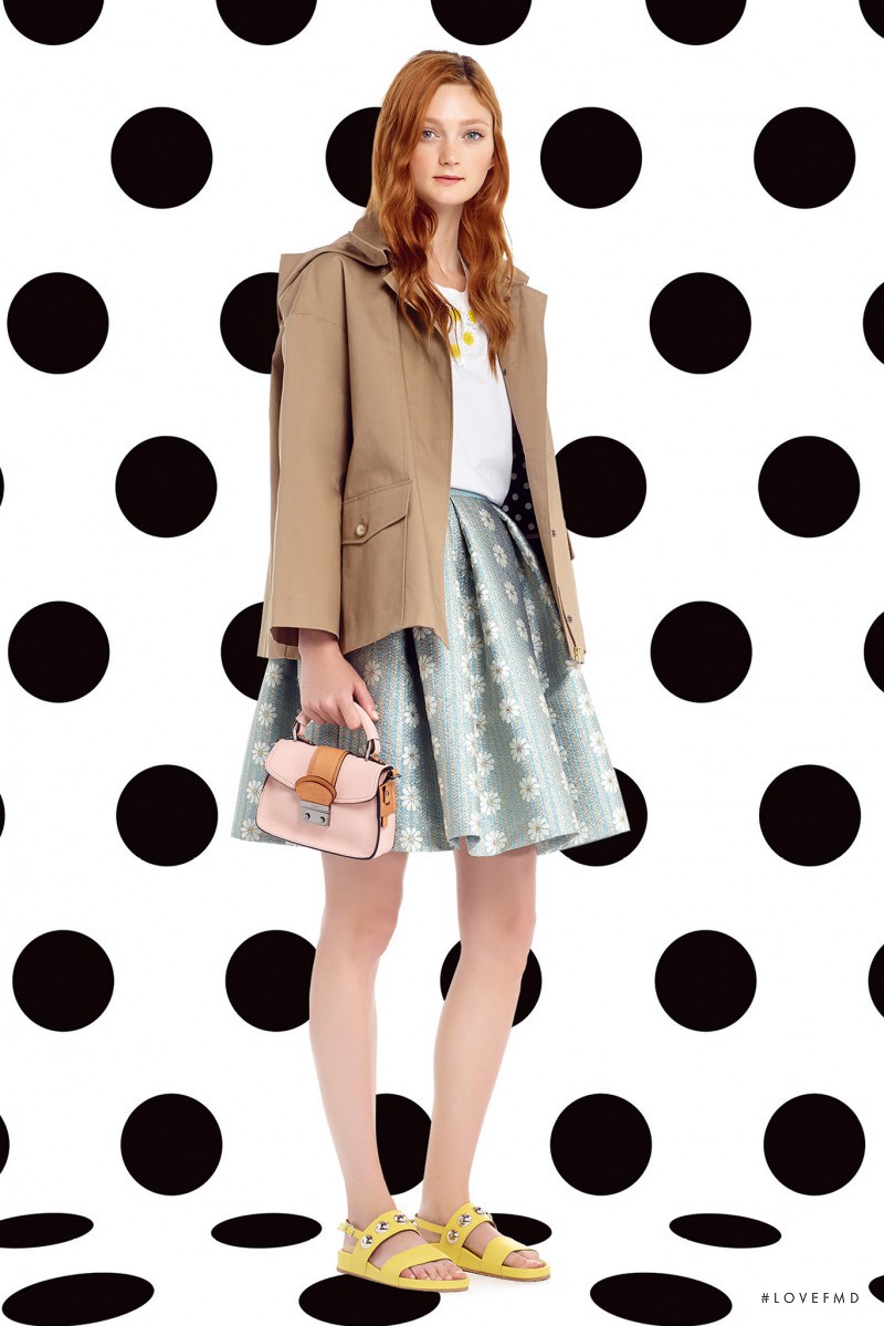 Sophie Touchet featured in  the RED Valentino fashion show for Spring/Summer 2015
