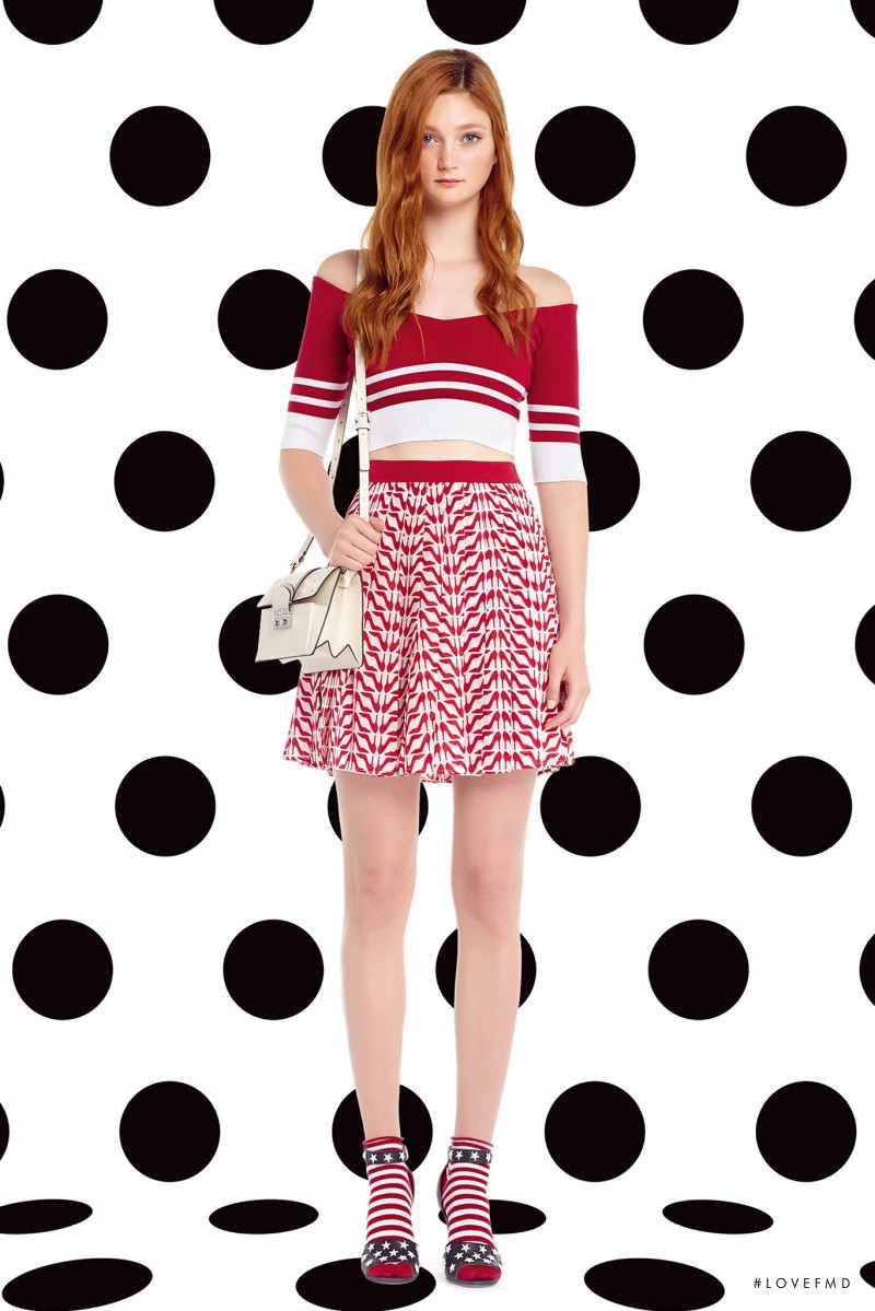 Sophie Touchet featured in  the RED Valentino fashion show for Spring/Summer 2015