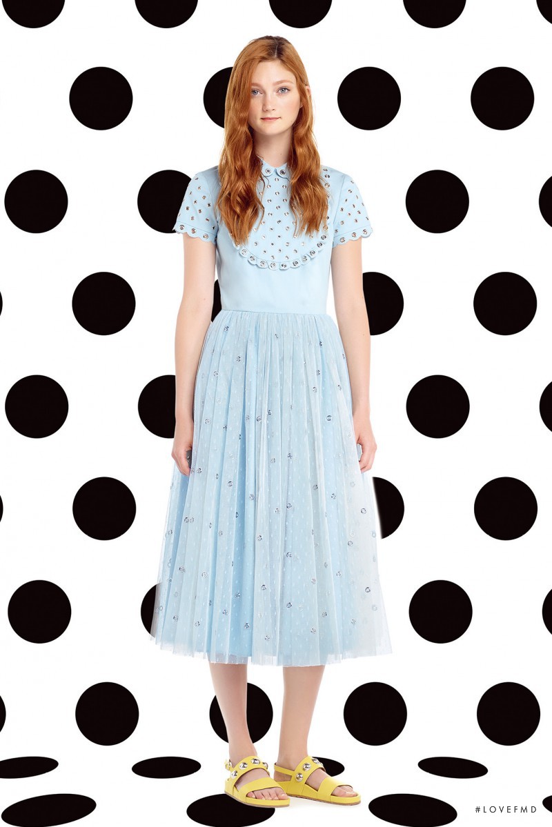 Sophie Touchet featured in  the RED Valentino fashion show for Spring/Summer 2015