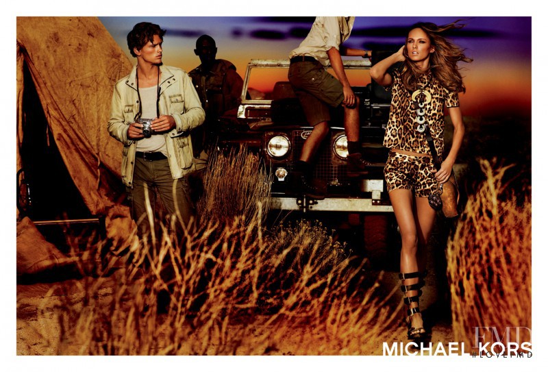 Karmen Pedaru featured in  the Michael Kors Collection advertisement for Spring/Summer 2012