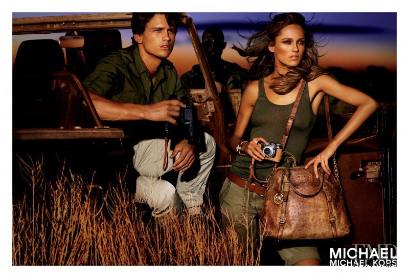 Karmen Pedaru featured in  the Michael Kors Collection advertisement for Spring/Summer 2012