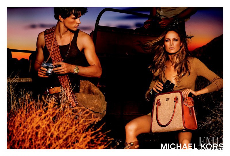 Karmen Pedaru featured in  the Michael Kors Collection advertisement for Spring/Summer 2012