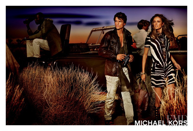 Karmen Pedaru featured in  the Michael Kors Collection advertisement for Spring/Summer 2012