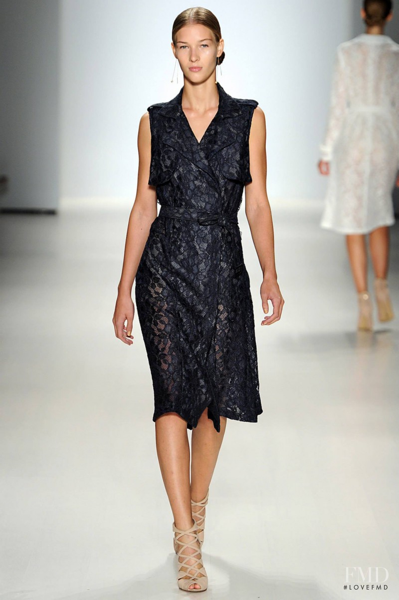 Elena Bartels featured in  the Tadashi Shoji fashion show for Spring/Summer 2015