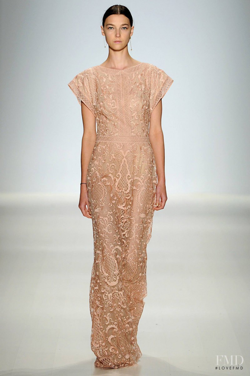 Stephanie Joy Field featured in  the Tadashi Shoji fashion show for Spring/Summer 2015