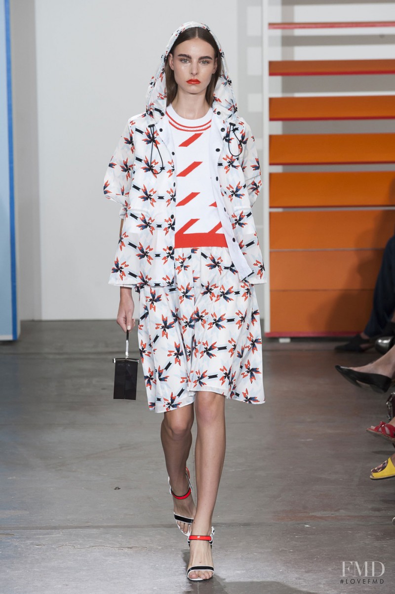 Estella Brons featured in  the Tanya Taylor fashion show for Spring/Summer 2015