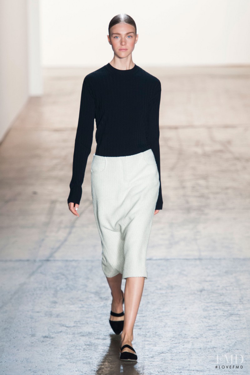 Hedvig Palm featured in  the Wes Gordon fashion show for Spring/Summer 2015