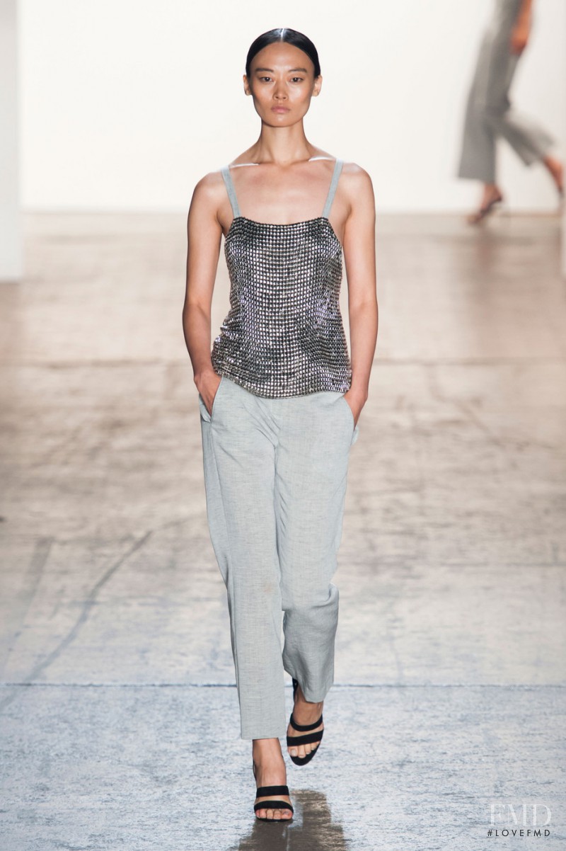 Xiao Xing Li featured in  the Wes Gordon fashion show for Spring/Summer 2015