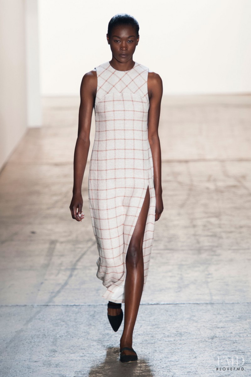 Betty Adewole featured in  the Wes Gordon fashion show for Spring/Summer 2015