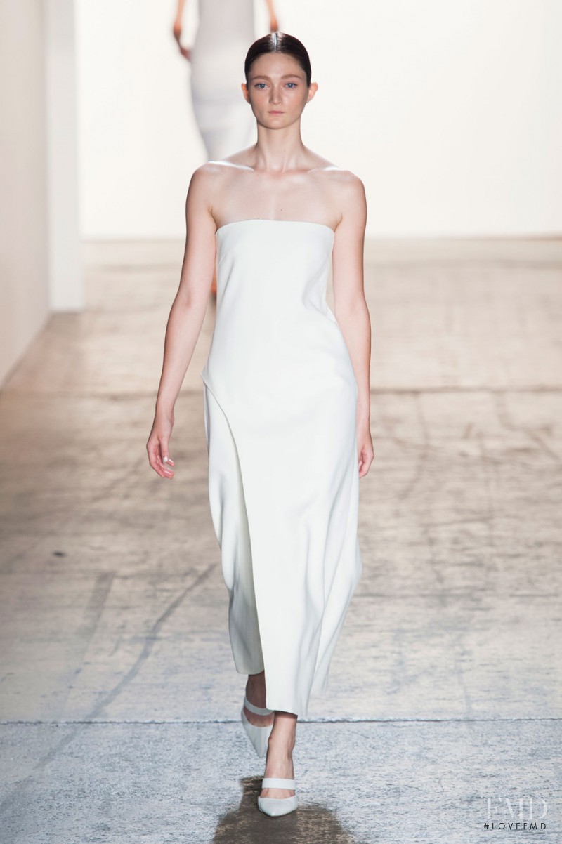 Sophie Touchet featured in  the Wes Gordon fashion show for Spring/Summer 2015