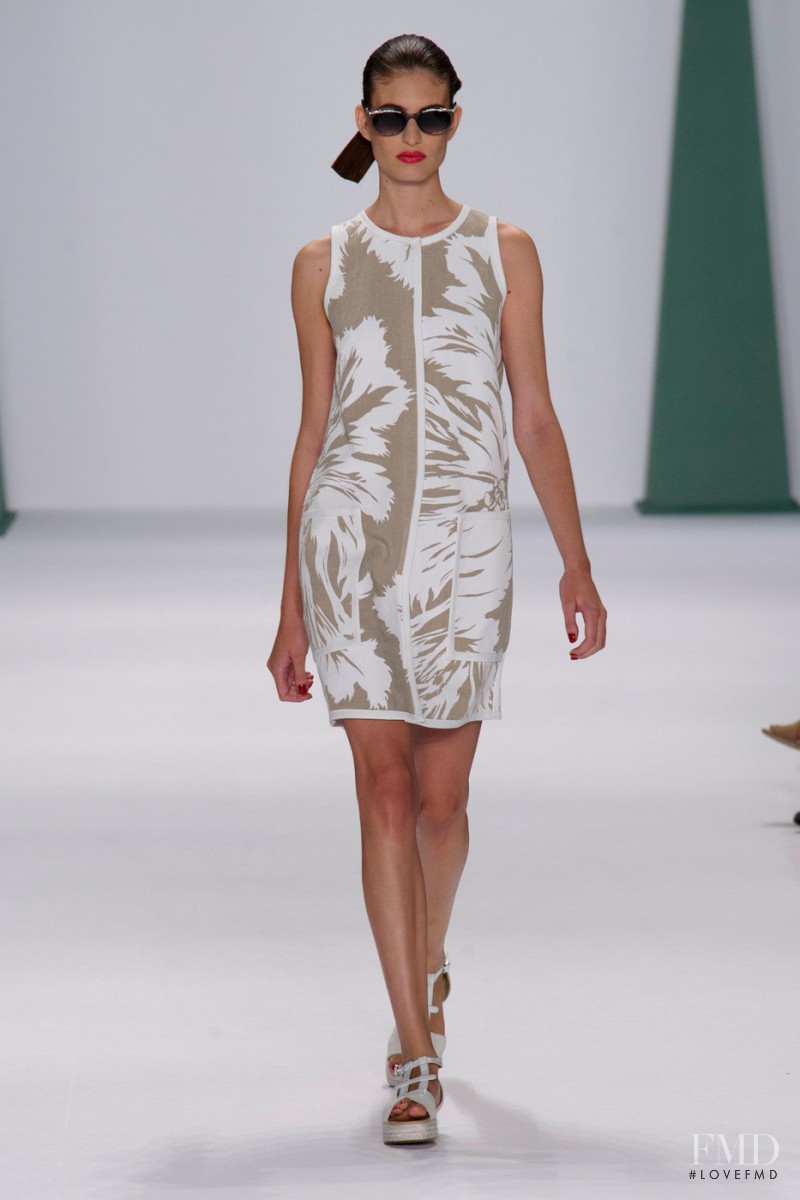 Elodia Prieto featured in  the Carolina Herrera fashion show for Spring/Summer 2015