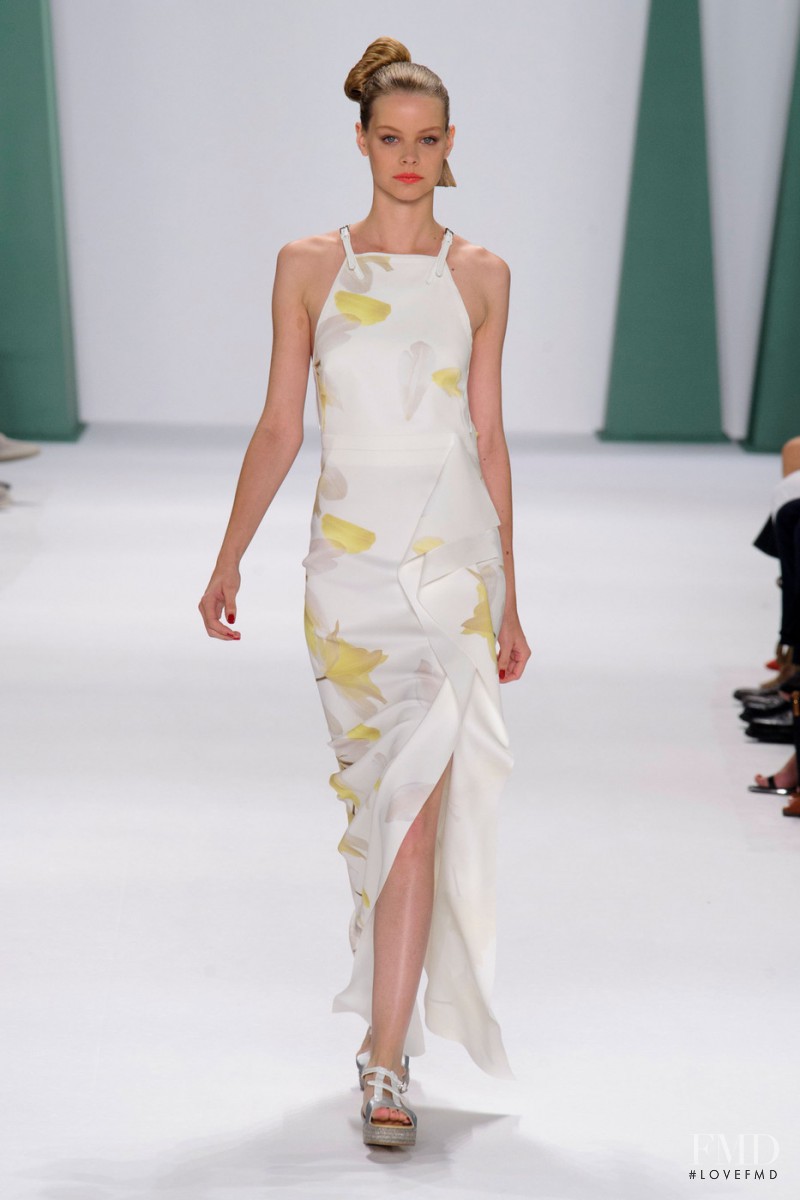Carolin Loosen featured in  the Carolina Herrera fashion show for Spring/Summer 2015