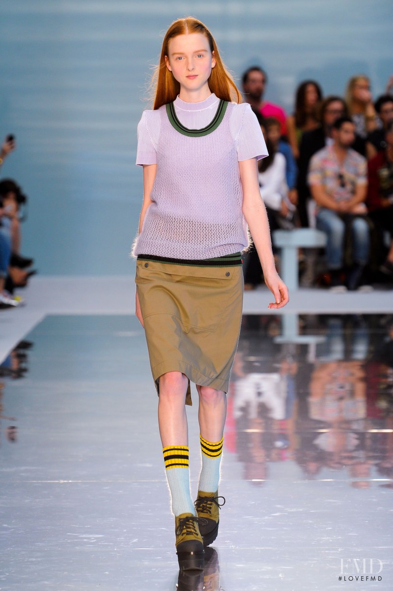 Madison Stubbington featured in  the Hunter Original fashion show for Spring/Summer 2015