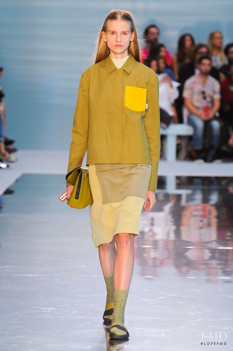 Ola Munik featured in  the Hunter Original fashion show for Spring/Summer 2015