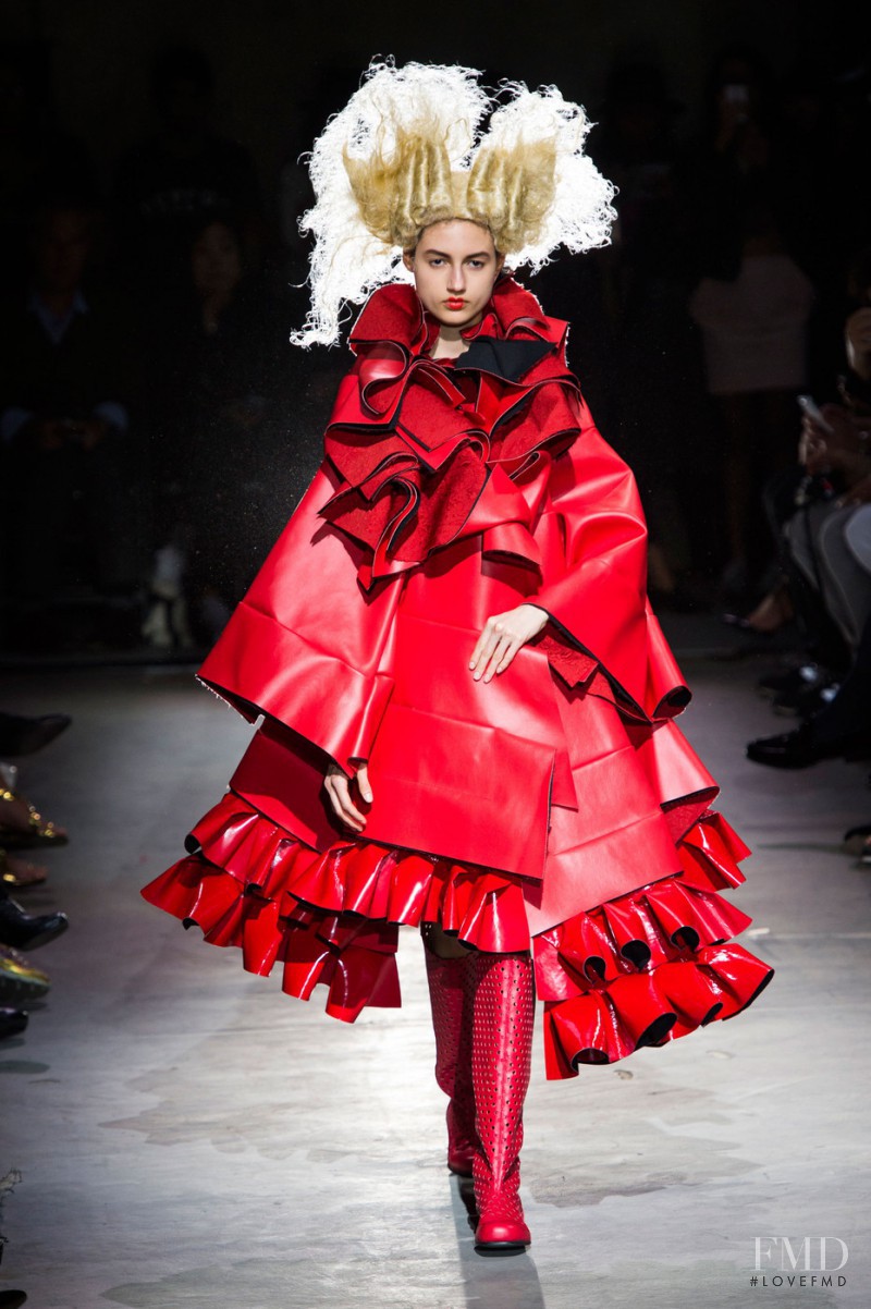 Bruna Ludtke featured in  the Comme Des Garcons fashion show for Spring/Summer 2015
