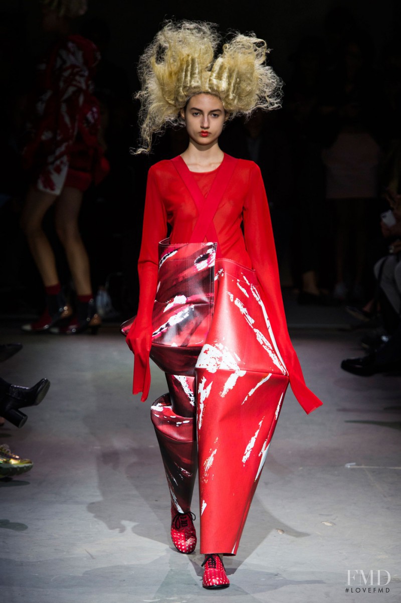 Bruna Ludtke featured in  the Comme Des Garcons fashion show for Spring/Summer 2015