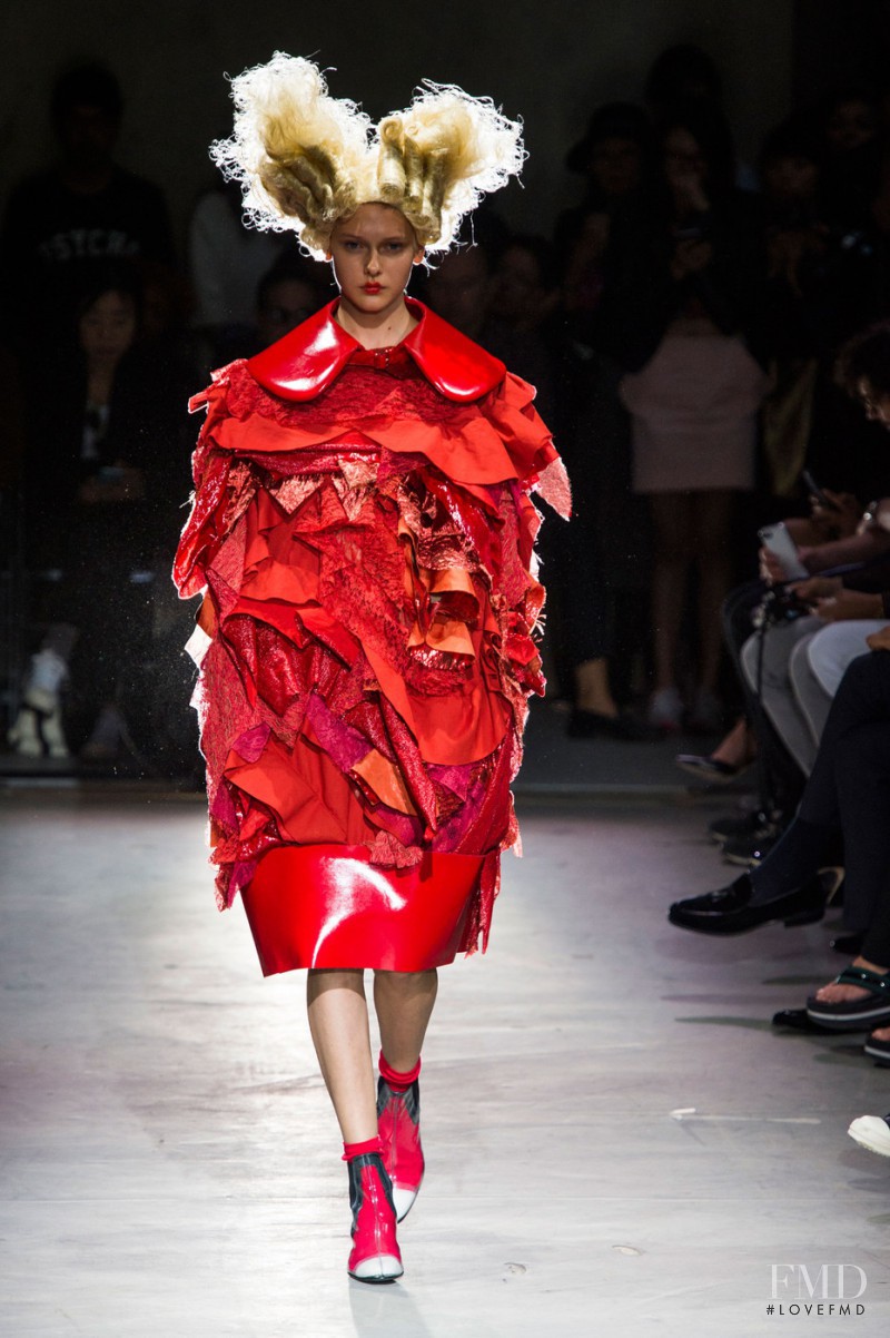 Arina Levchenko featured in  the Comme Des Garcons fashion show for Spring/Summer 2015