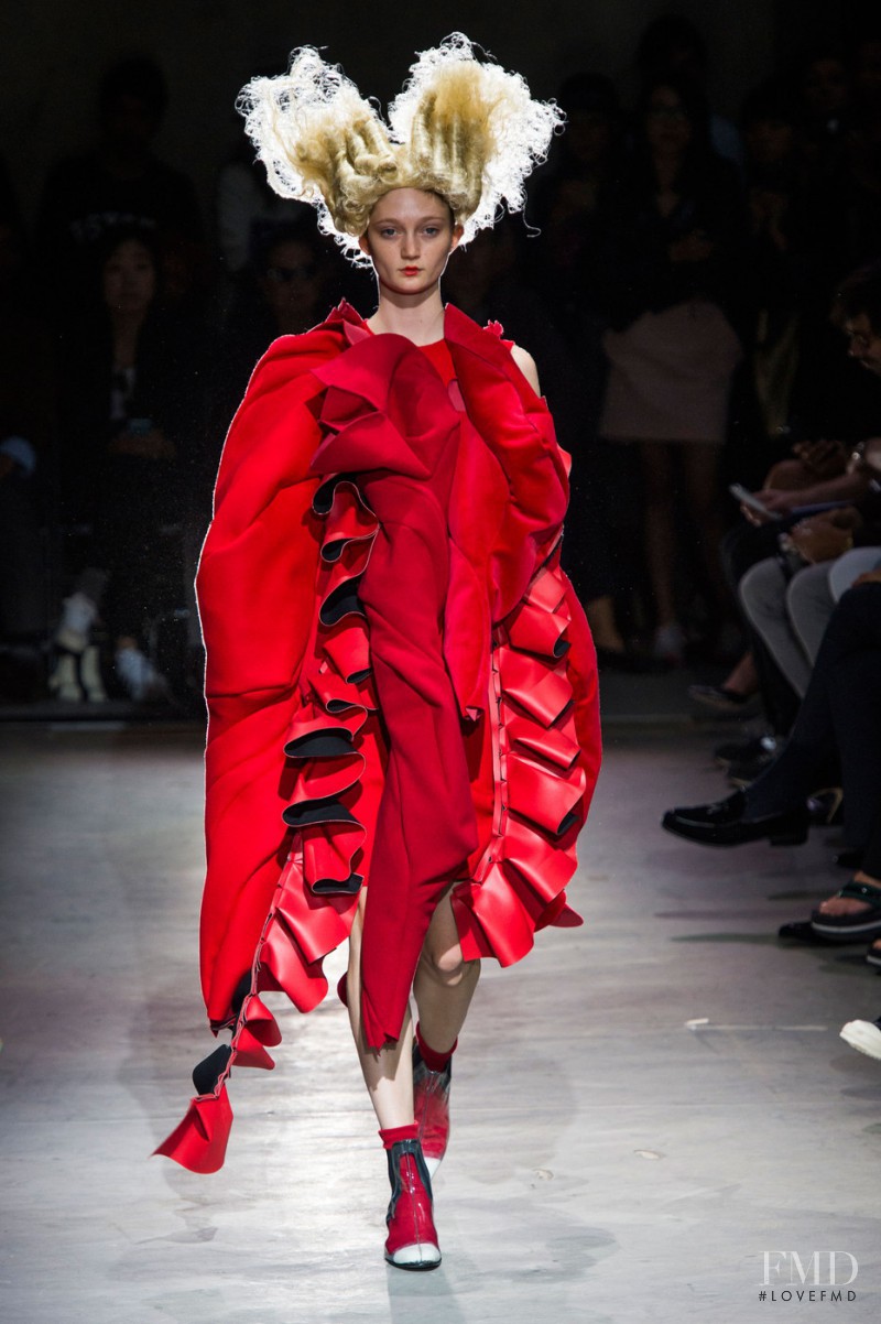 Sophie Touchet featured in  the Comme Des Garcons fashion show for Spring/Summer 2015