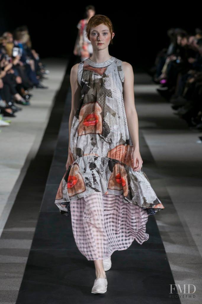 Sophie Touchet featured in  the Wunderkind fashion show for Spring/Summer 2015