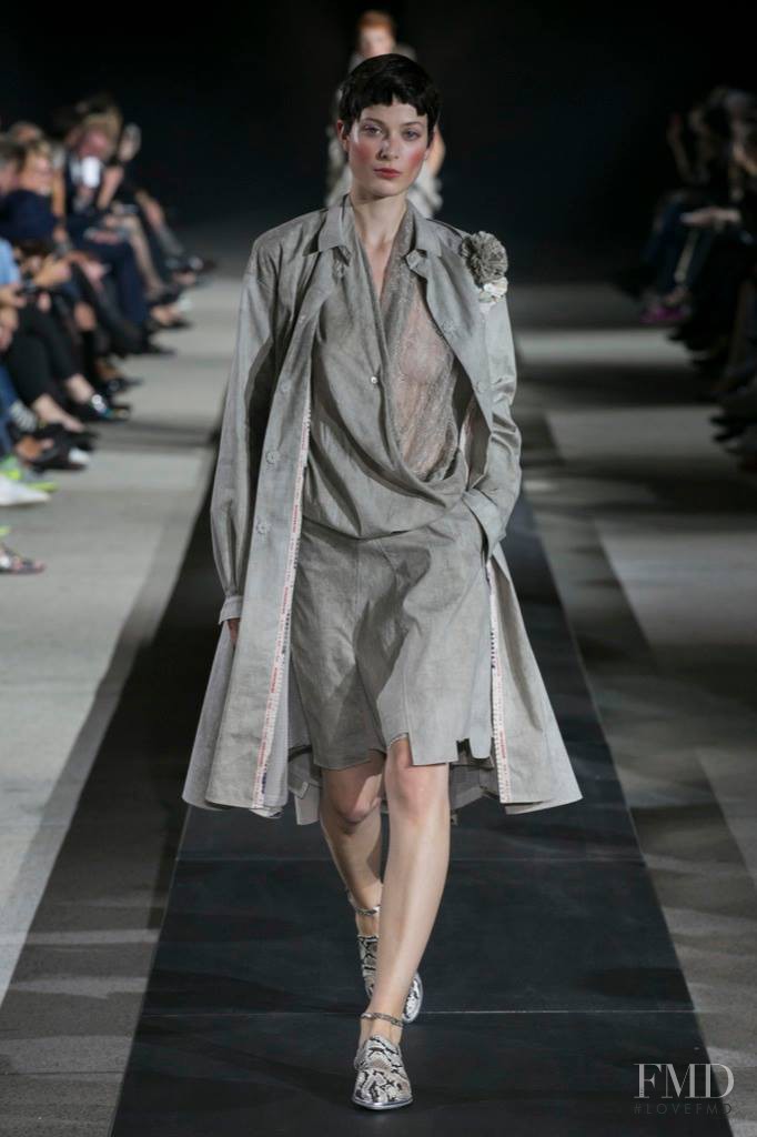 Larissa Hofmann featured in  the Wunderkind fashion show for Spring/Summer 2015