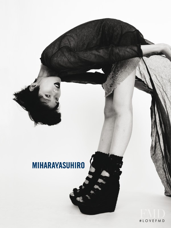 Tao Okamoto featured in  the Mihara Yasuhiro advertisement for Spring/Summer 2010