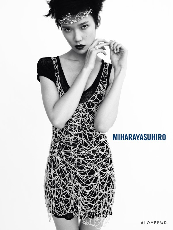 Tao Okamoto featured in  the Mihara Yasuhiro advertisement for Spring/Summer 2010