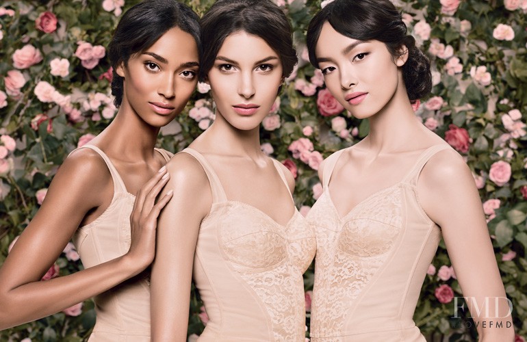 Anais Mali featured in  the Dolce & Gabbana Beauty Skincare advertisement for Autumn/Winter 2014