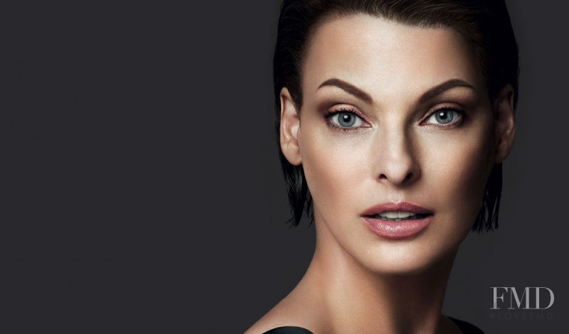 Linda Evangelista featured in  the Dolce & Gabbana Beauty Lift Foundation advertisement for Autumn/Winter 2014