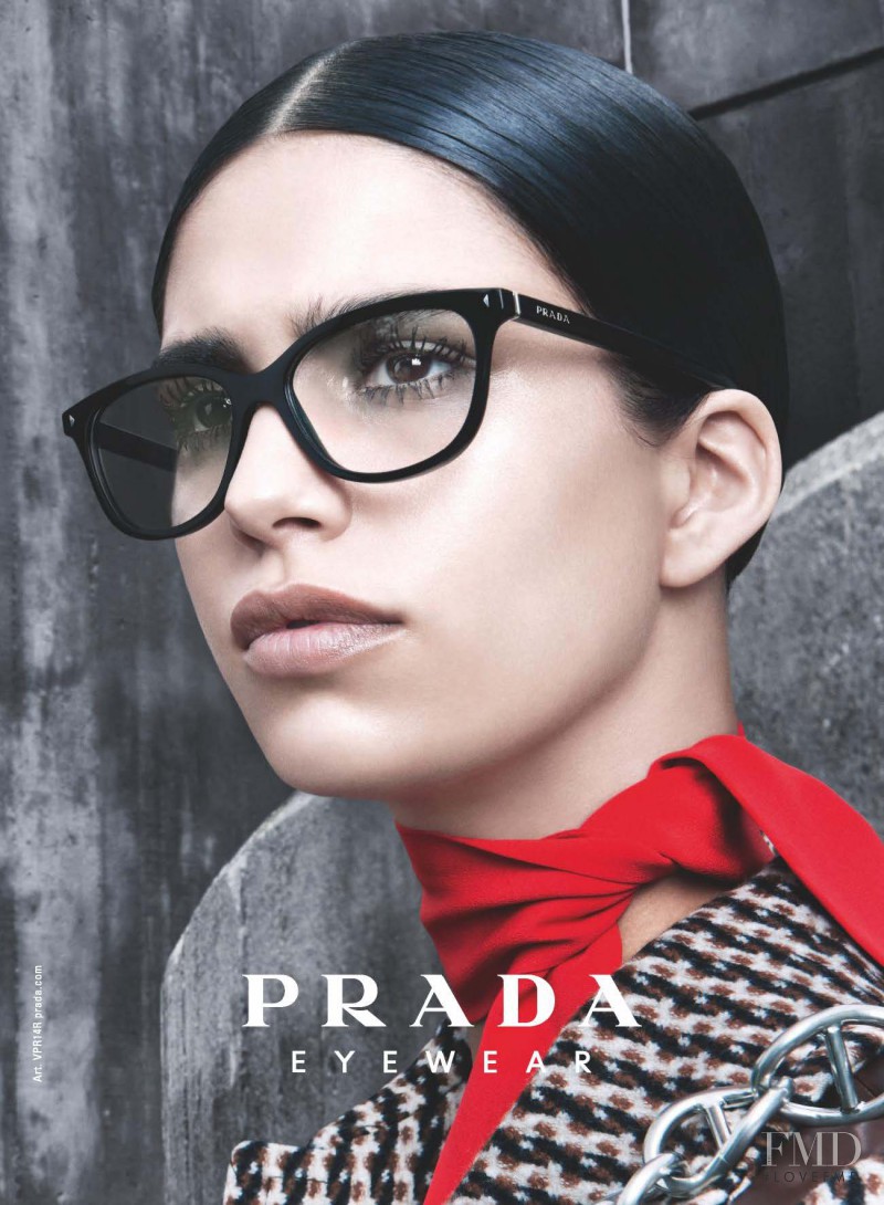 Photo feat. Mica Arganaraz - Prada Eyewear - Autumn/Winter 2014 Ready ...
