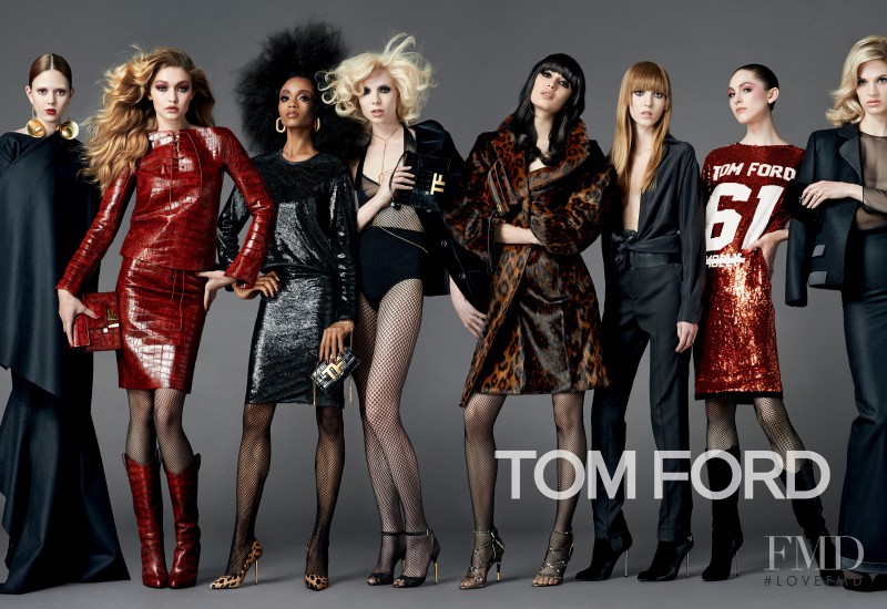 Ashleigh Good featured in  the Tom Ford advertisement for Autumn/Winter 2014
