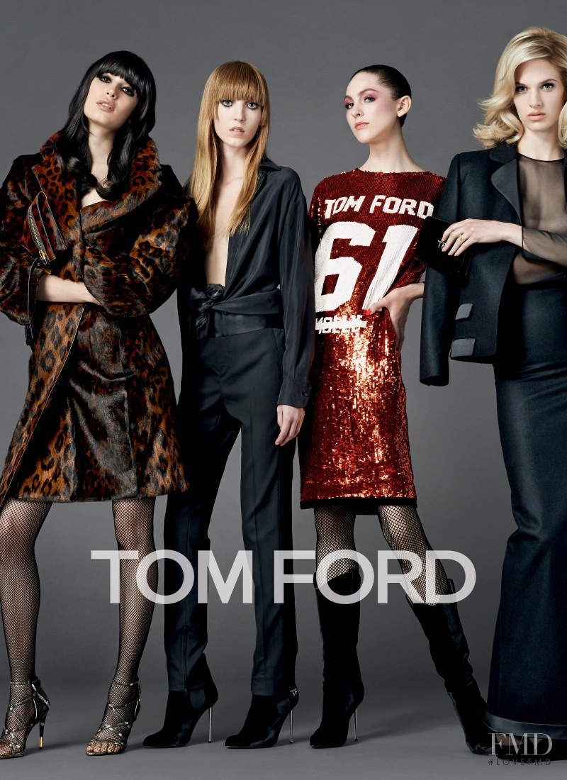 Ashleigh Good featured in  the Tom Ford advertisement for Autumn/Winter 2014