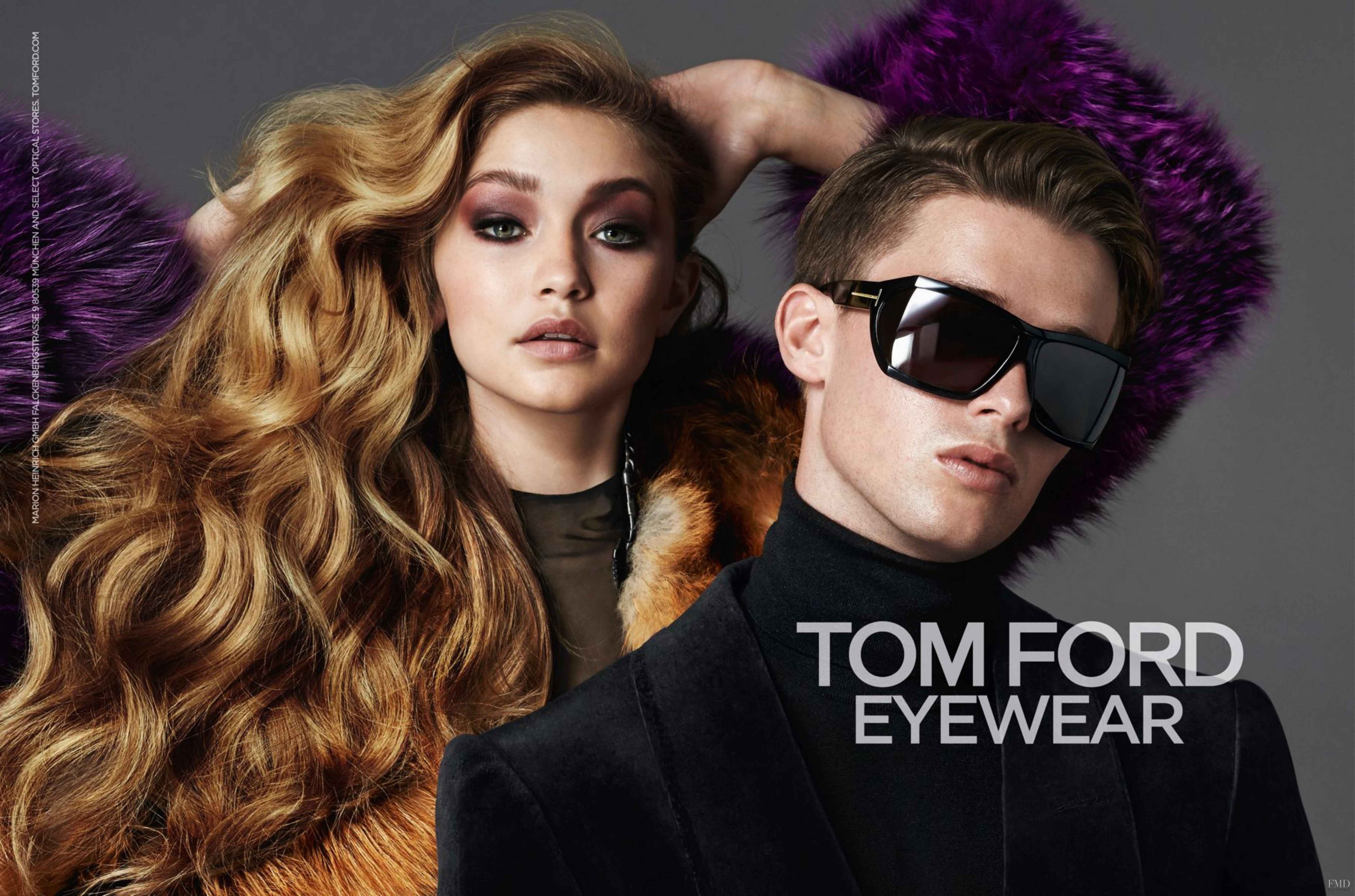 Photo feat. Gigi Hadid - Tom Ford Eyewear - Autumn/Winter 2014 Ready-to ...
