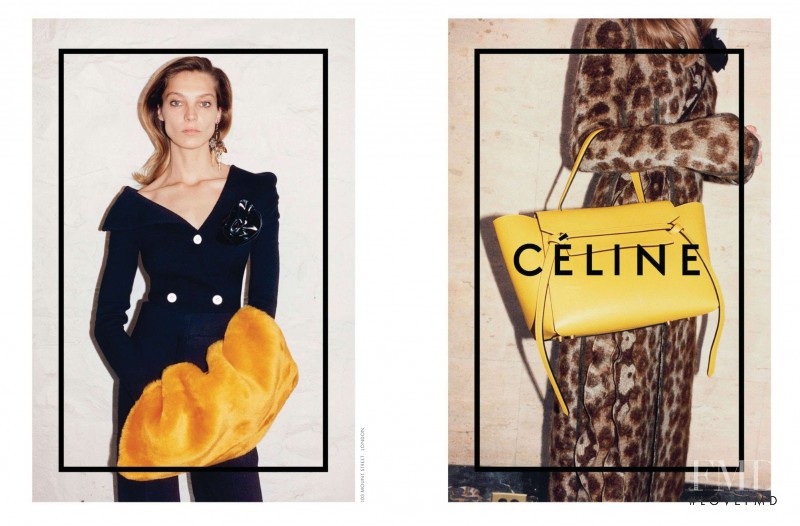 Daria Werbowy featured in  the Celine advertisement for Autumn/Winter 2014