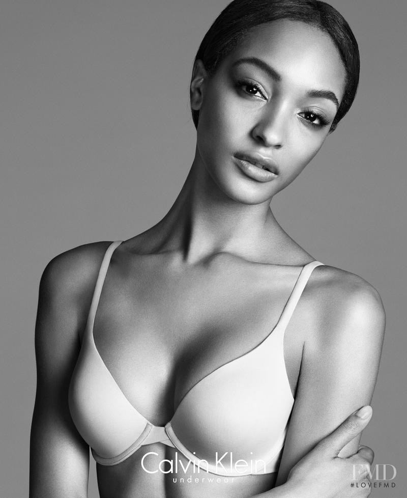 Jourdan Dunn featured in  the Calvin Klein Underwear advertisement for Autumn/Winter 2014