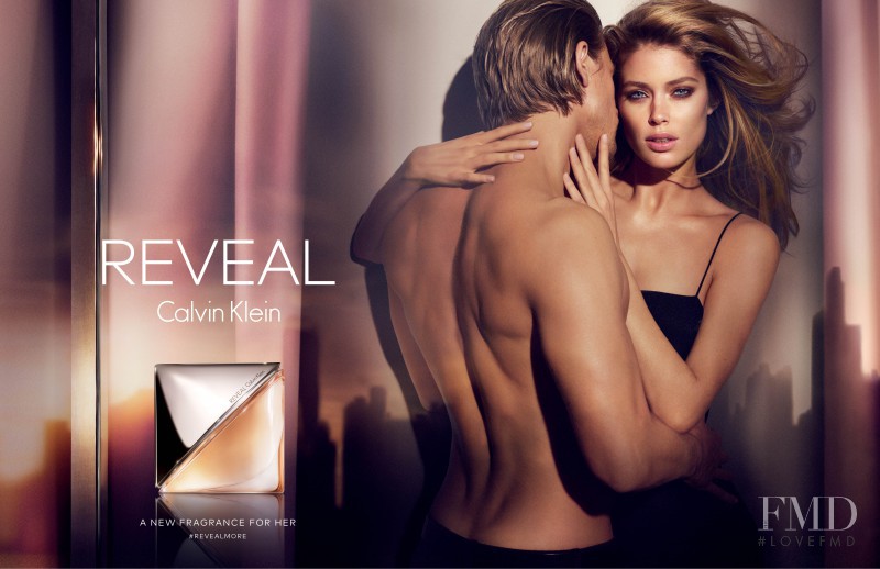 Doutzen Kroes featured in  the Calvin Klein Fragrance \'Reveal\' Fragrance advertisement for Autumn/Winter 2014