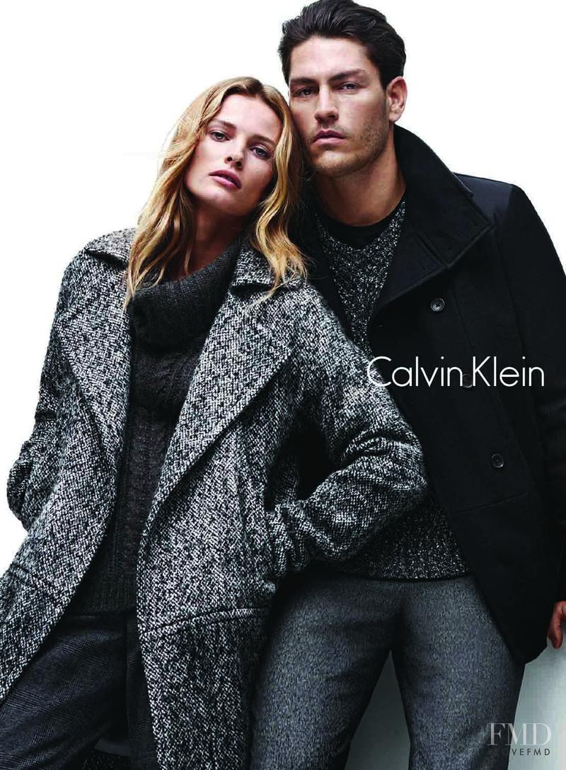 Edita Vilkeviciute featured in  the Calvin Klein White Label advertisement for Autumn/Winter 2014