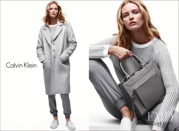 Edita Vilkeviciute featured in  the Calvin Klein White Label advertisement for Autumn/Winter 2014